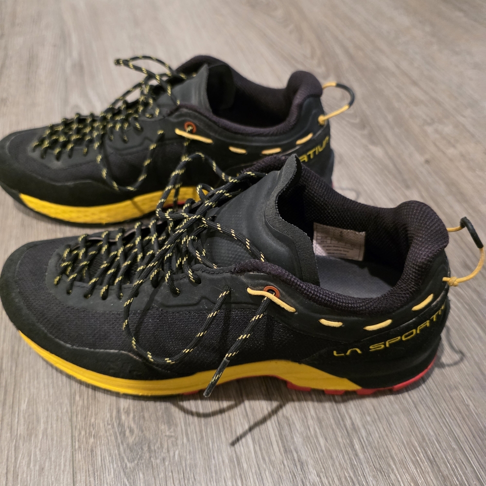 La Sportiva Black and Yellow Athletic Shoes - Picture 2 of 6